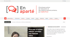 Desktop Screenshot of en-aparte.com