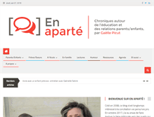 Tablet Screenshot of en-aparte.com